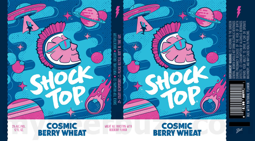 Shock Top Adding Cosmic Berry Wheat