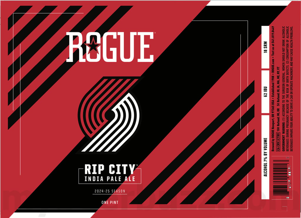 Rogue & Portland Trail Blazers Team Up For Rip City IPA