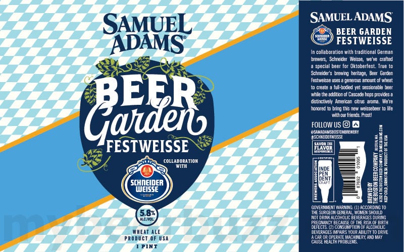 Samuel Adams & Schneider Weisse Collaborate On Beer Garden Festweisse