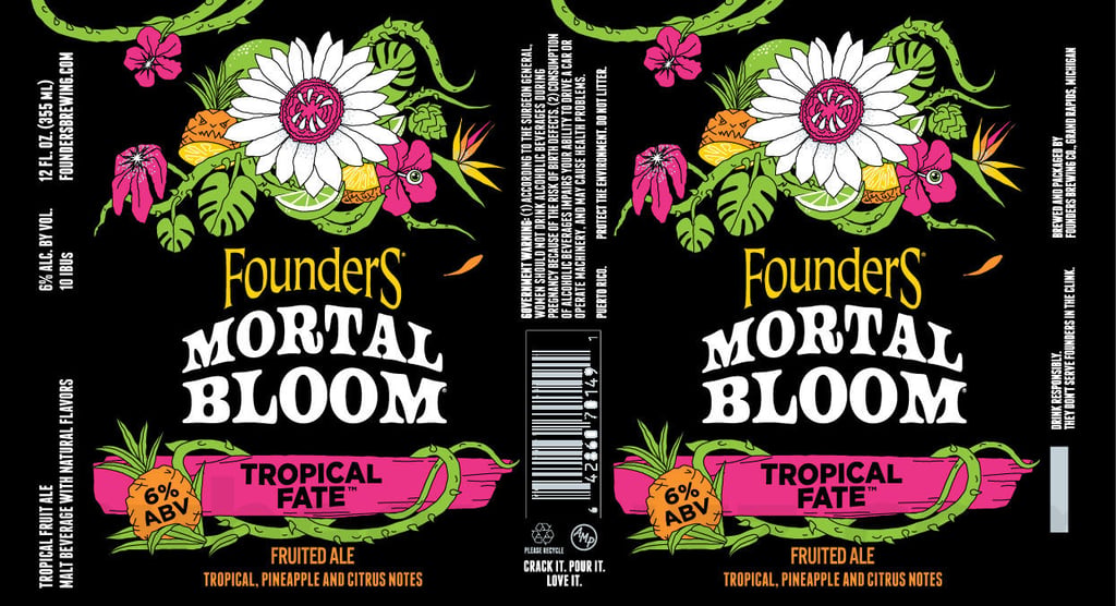 Founders Adding Mortal Bloom Tropical Fate, Mortal Bloom Sinister Haze & Mortal Bloom