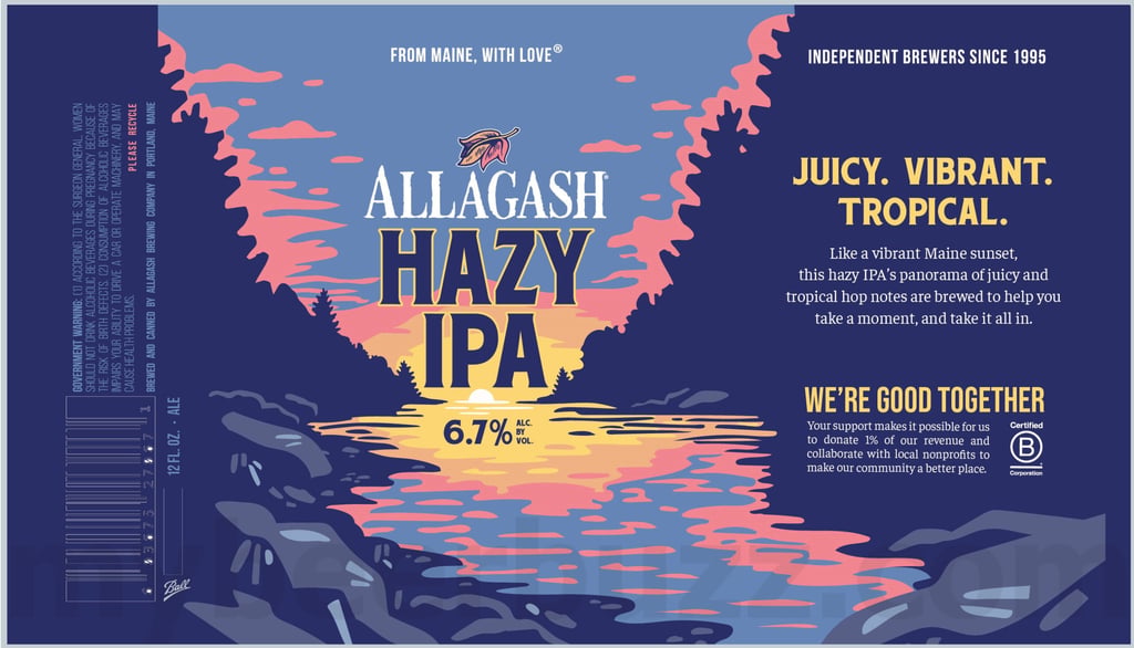 Allagash Adding Hazy IPA Cans