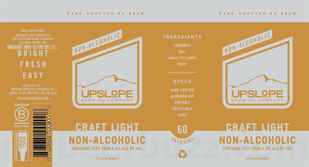 2025 Upslope Craft Light Non Alcoholic 12-oz Cans