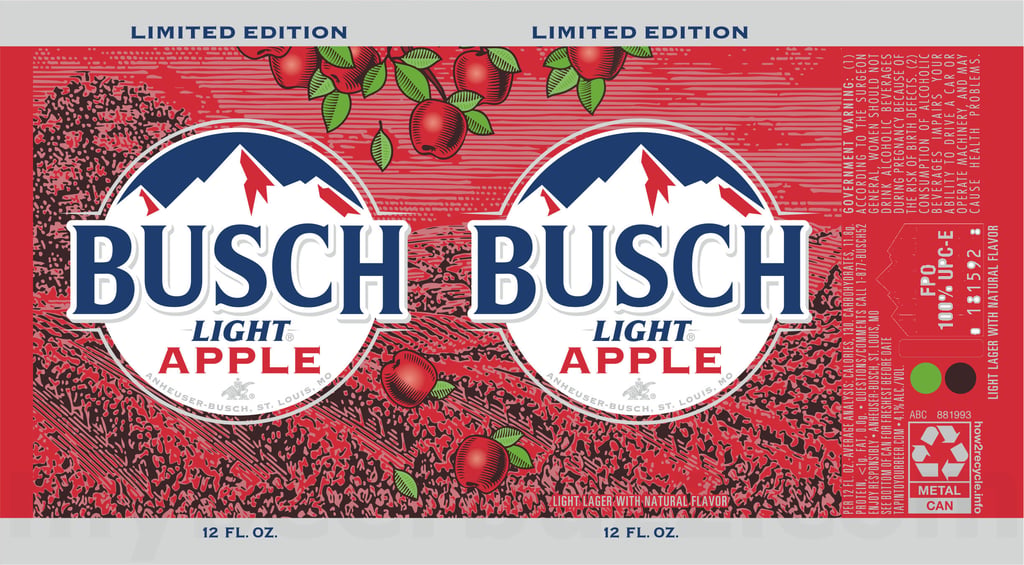 2026 Busch Light Apple 12-oz Cans