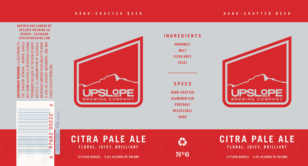 2026 Upslope CItra Pale Ale 12-oz Cans