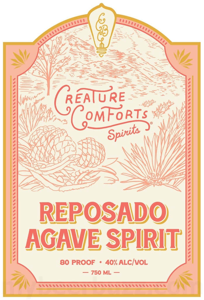 Creature Comforts Spirits Bourbon Georgia Straight Bourbon Whiskey & Reposado Agave Spirit 9 2026 Creature Comforts Spirits Reposado Agave 750ml bottles