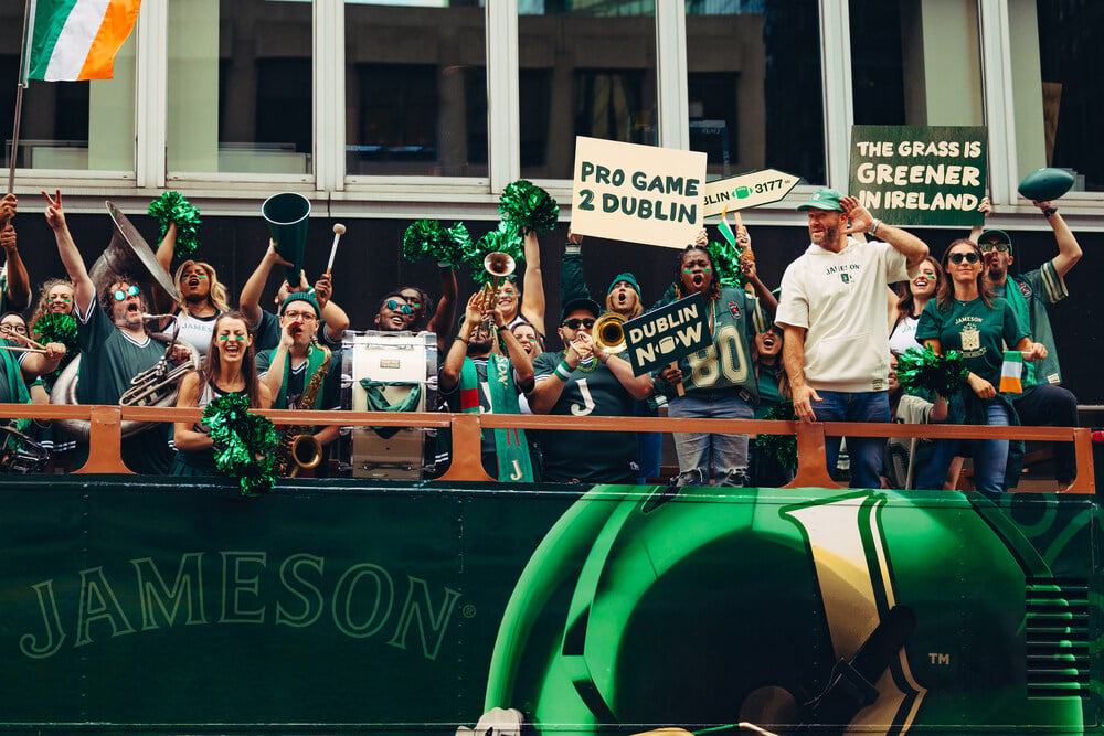 Jameson® Irish Whiskey Raises a Glass to Professional American Football Finally Touching Down in Dublin, Ireland