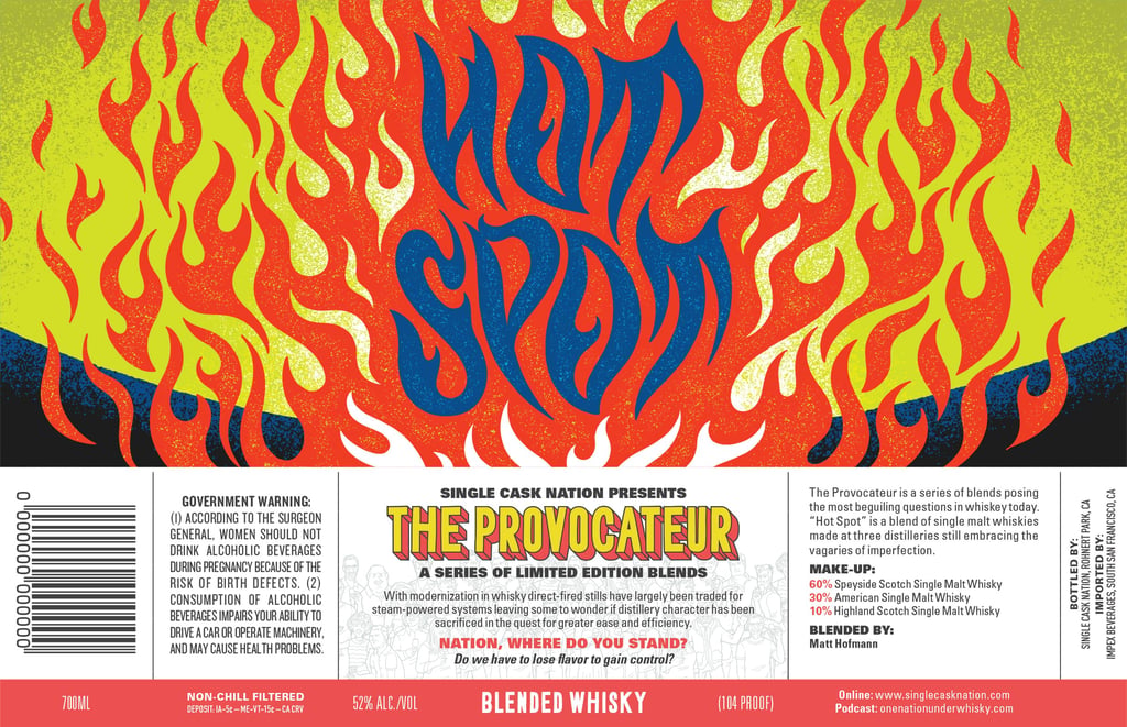 Single Cask Nation Hot Spot The Provocateur Series Of Limited Edition Blends Whiskey