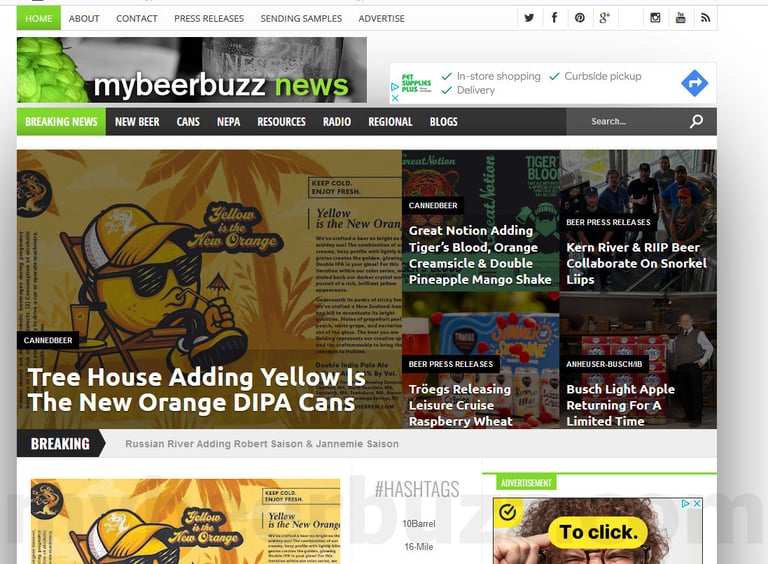 mybeerbuzz.com logo 2024 mybeerbuzz.com Screen Capture