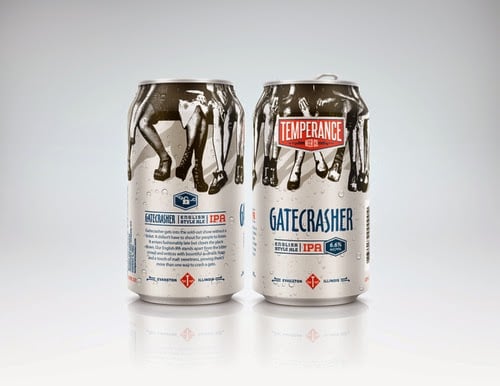 Temperance Beer Updates Can Packaging