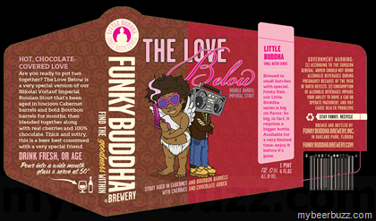 Funky Buddha – The Love Below, Chocwork Orange, Sticky Treats, 3 Years & Brewing and I’m So Excited I’m So Scared