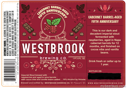 Westbrook Brewing – Bourbon & Wine Barrel-Aged Fifth Anniversary Beer