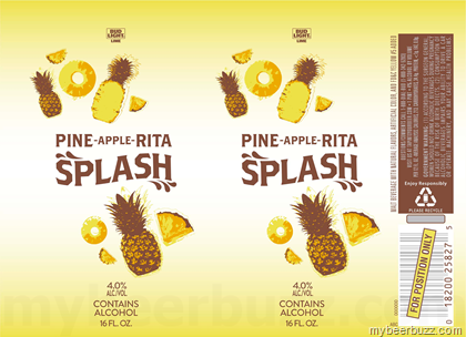 Bud Light Adding Pine-Apple-Rita, Straw-Ber-Rita & Coco-Nut-Rita Splash
