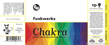 Funkwerks – Chakra Single Hopped Belgian-Style Pale
