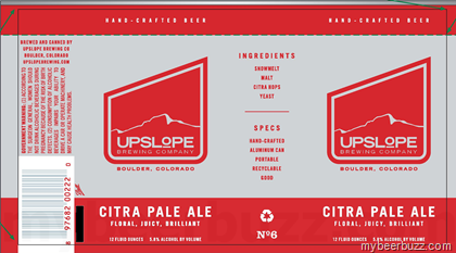 Upslope – Citra Pale Ale 12oz Cans