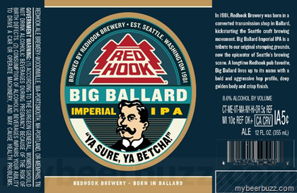 Redhook – Big Ballard Imperial IPA & Peaches For Me Bottles