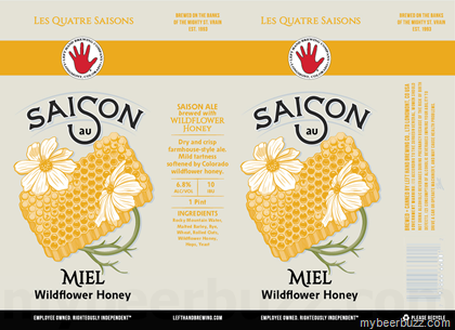 Left Hand Brewing – Saison Au Miel, Saison Au Genievre & Sasison Au Ble De Minuit 16oz Cans