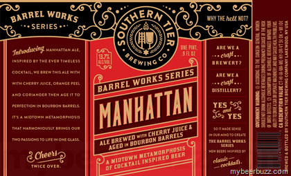 Southern Tier Barrel Works – Manhattan Coming Bottles