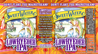 SweetWater – LowRyeDer IPA 12oz Cans & Bottles