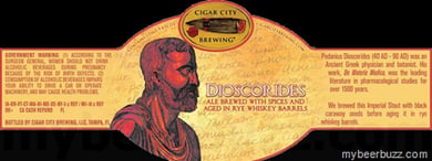 Cigar City – Dioscorides Imperial Stout & The Dark Woods