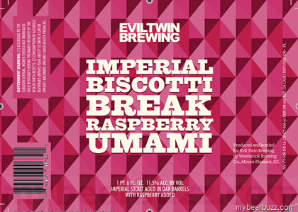 Evil Twin – Imperial Biscotti Break Raspberry Umami & Beer Made Nice