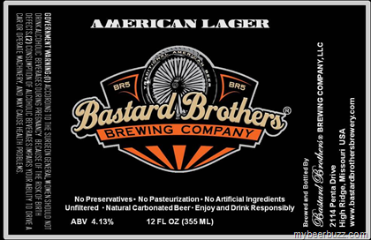 Bastard Brothers Brewing – American Lager Bottles