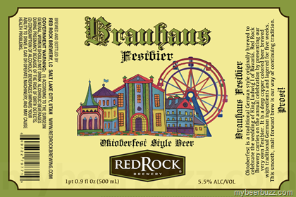 Red Rock Adding Brauhaus Festbier, White IPA, Zwickelbier and Peaches & Steam Bottles