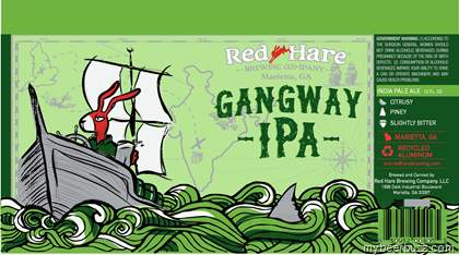 Red Hare Updates Gangway IPA 12oz Cans