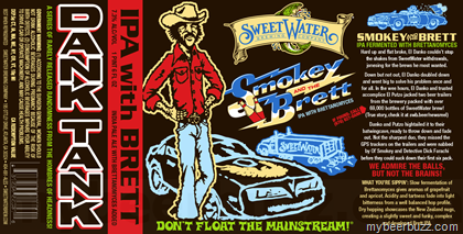 SweetWater Dank Tank – Smokey And The Brett IPA Bottles Coming 8/31