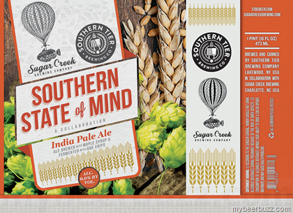 Southern Tier & Sugar Creek Collaborate On Southern State Of Mind IPA 16oz Cans