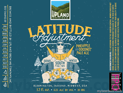 Upland Brewing – Latitude Adjustment Pineapple Coconut Pale Ale