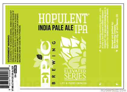 Epic Brewing Elevated Series – Hopulent IPA, Brainless, Copper Cone & 825 State