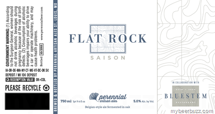 Perennial Artisan Ales – Flat Rock Saison