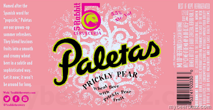 5 Rabbit – Paletas Prickly Pear Wheat Beer