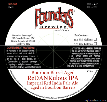 Founders – Boubon Barrel ReDANKulous IPA