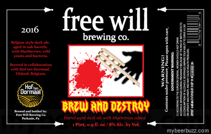 Free Will & Hof Ten Dormaal Collaborate On Brew And Destroy