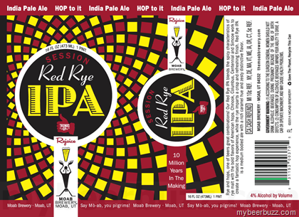 Moab Brewery Adding Red Rye Session IPA 16oz Cans