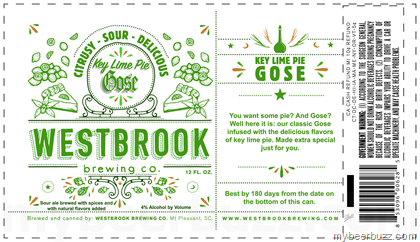 Westbrook – Key Lime Gose 12oz Cans