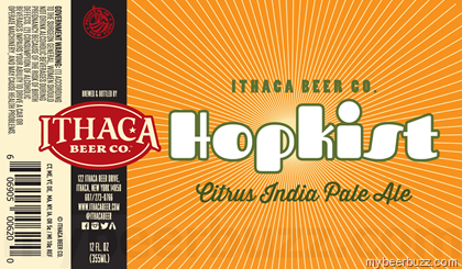 Ithaca – Hopkist Citrus IPA Hitting Bottles