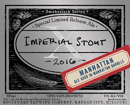 Boulevard Smokestack Series – 2016 Imperial Stout X Manhattan
