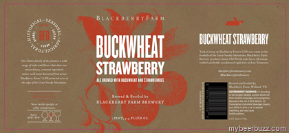 Blackberry Farm Brewery – Buckwheat Strawberry & Tennessee Cream Ale