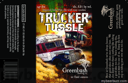 Greenbush Brewing – Trucker Tussle Imperial IPA w/Sour Candies