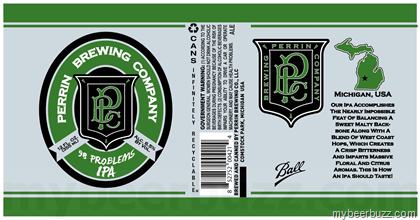 Perrin Brewing – 98 Problems, No Problems, Lotsa’ Problems, Black & Grapefruit IPA Cans