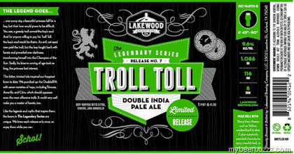 Lakewood Brewing Adds Troll Toll To Legendary Series