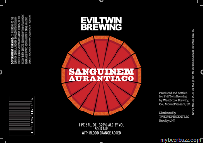 Evil Twin – Sanguinem Aurantiaco Sour Ale
