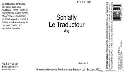 Schlafly IBEX Series – Le Traducteur Ale, Walking Tree Wheat, Belgian Golden Ale 750, Imperial Oktoberfest