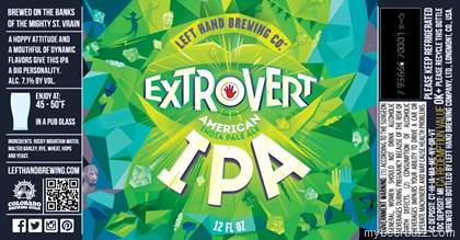 Left Hand Brewing – Extrovert IPA