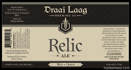 Draai Laag Brewing – Relic Ale