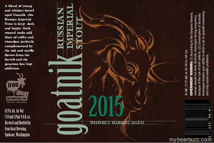 Iron Goat – Whiskey Barrel 2015 Goatmilk, Blackberry Apricot Sour, Buzzsaw McThunder Juicy IPA, Brett D’or du Claret, Pushing Up Hazys, Southern Hemisphere Brett IPA, Izjer Geit Flanders Red, Buzzsaw McThunder Juicy IPA Bret D’or du Claret & Brick And Steel IPA Bottles