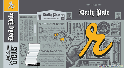 Reuben’s Brews – Daily Pale Session IPA Cans For Seattle Beer Week