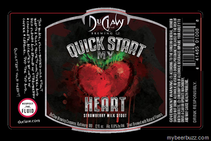 DuClaw – Quick Start My Heart Strawberry Milk Stout